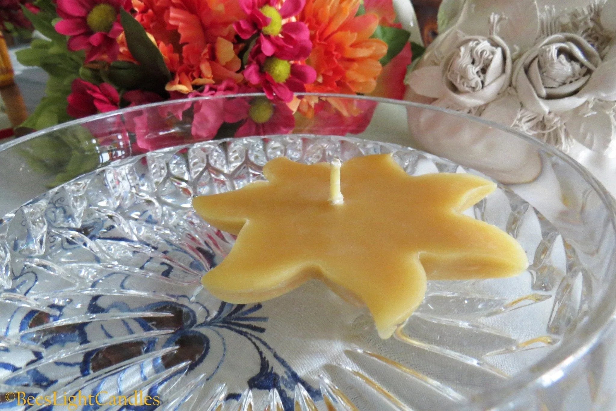 Large Floating Sun Beeswax Candle - BIG FRENCHIES