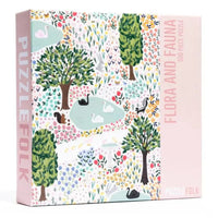 Flora & Fauna 500 Piece Jigsaw Puzzle by Puzzlefolk