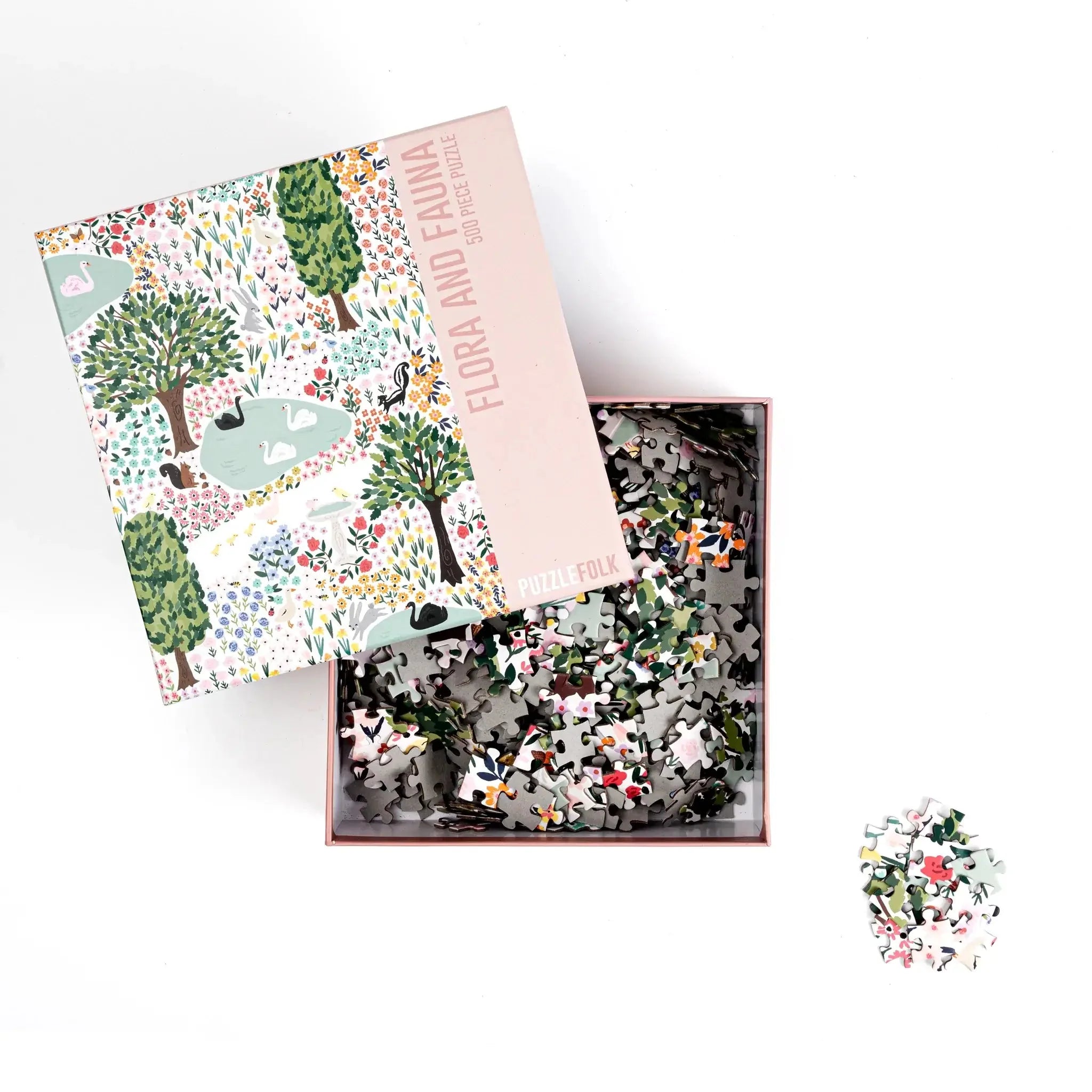 Flora & Fauna 500 Piece Jigsaw Puzzle by Puzzlefolk