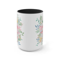 Floral Aesthetic Gift for Photographer Who Loves to Travel: 15 Oz Coffee Mug - BIG FRENCHIES