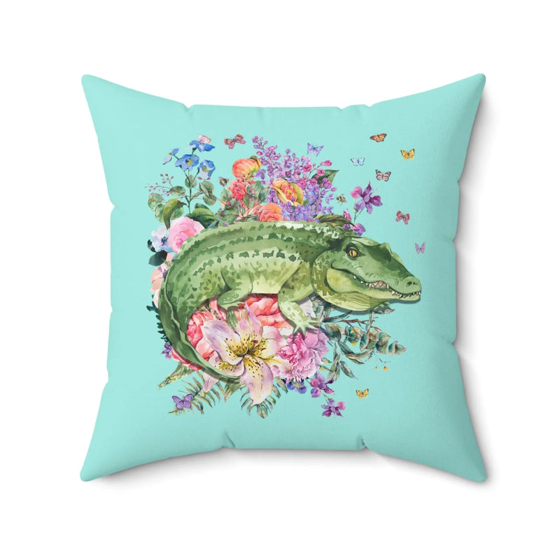 Floral Alligator Pillow - BIG FRENCHIES