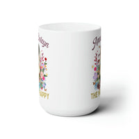 Floral Anne Boleyn Mug for History Lover: 15 Oz Coffee Mug - BIG FRENCHIES