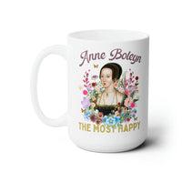 Floral Anne Boleyn Mug for History Lover: 15 Oz Coffee Mug - BIG FRENCHIES