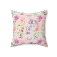 Floral Bookish Pillow for Romance Reader: My Night Is All Booked, Colorful Whimsigoth Pillow - BIG FRENCHIES