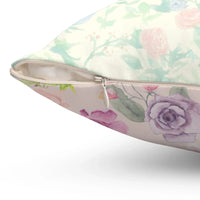 Floral Bookish Pillow for Romance Reader: My Night Is All Booked, Colorful Whimsigoth Pillow - BIG FRENCHIES