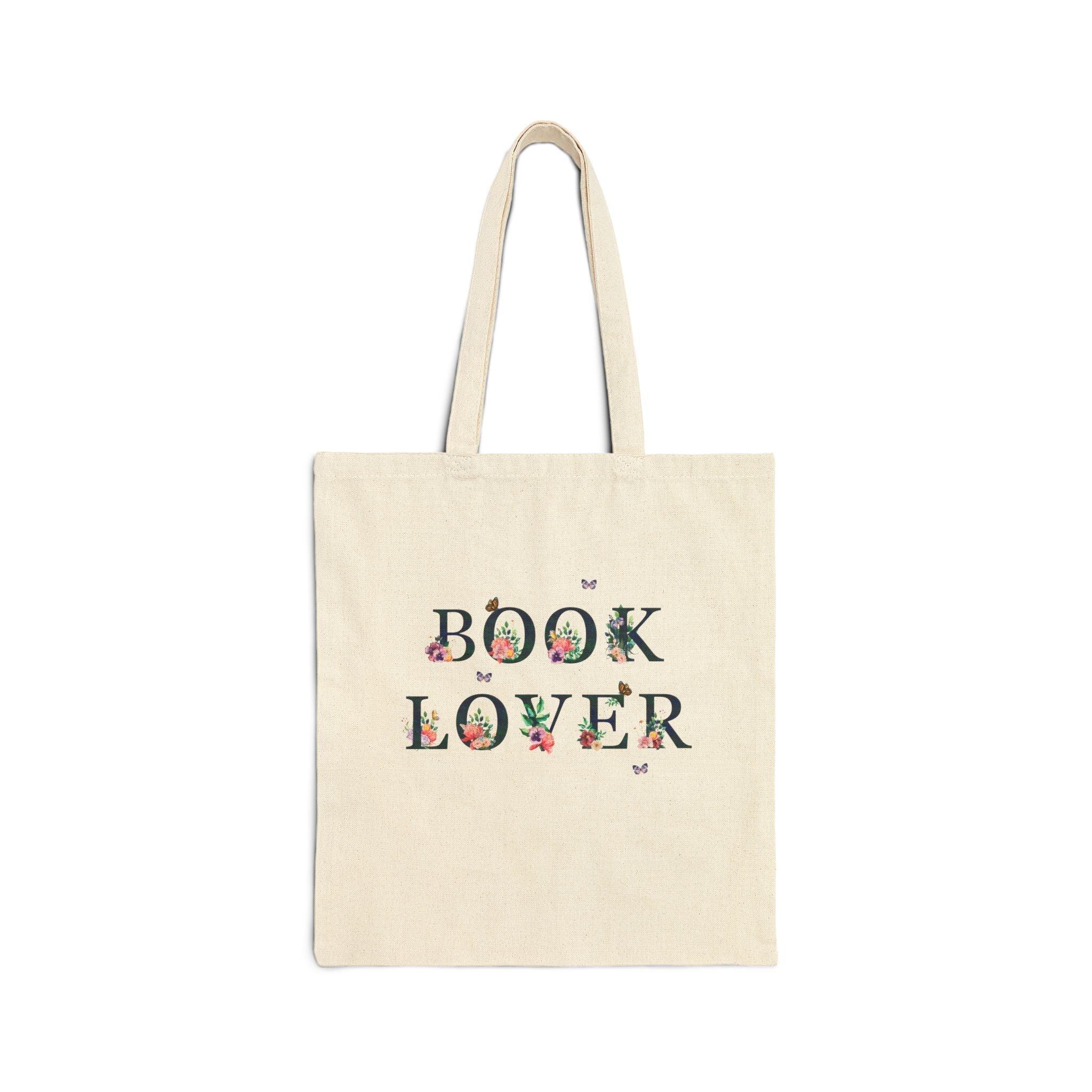 Floral Bookish Tote Bag for Reader: Book Lover - BIG FRENCHIES