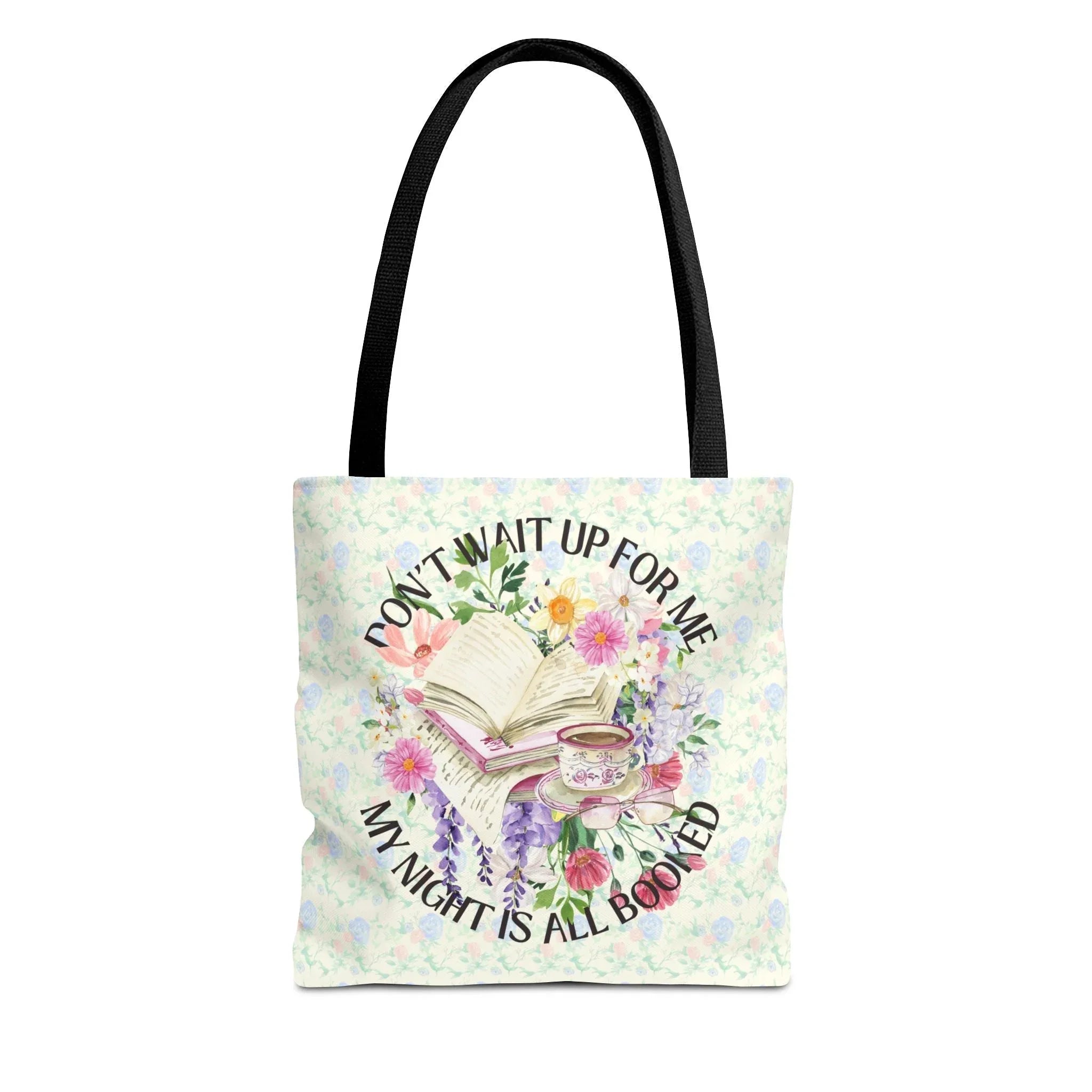 Floral Bookish Tote: My Night Is All Booked - BIG FRENCHIES
