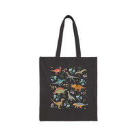 Floral Dinosaur Tote Bag - BIG FRENCHIES