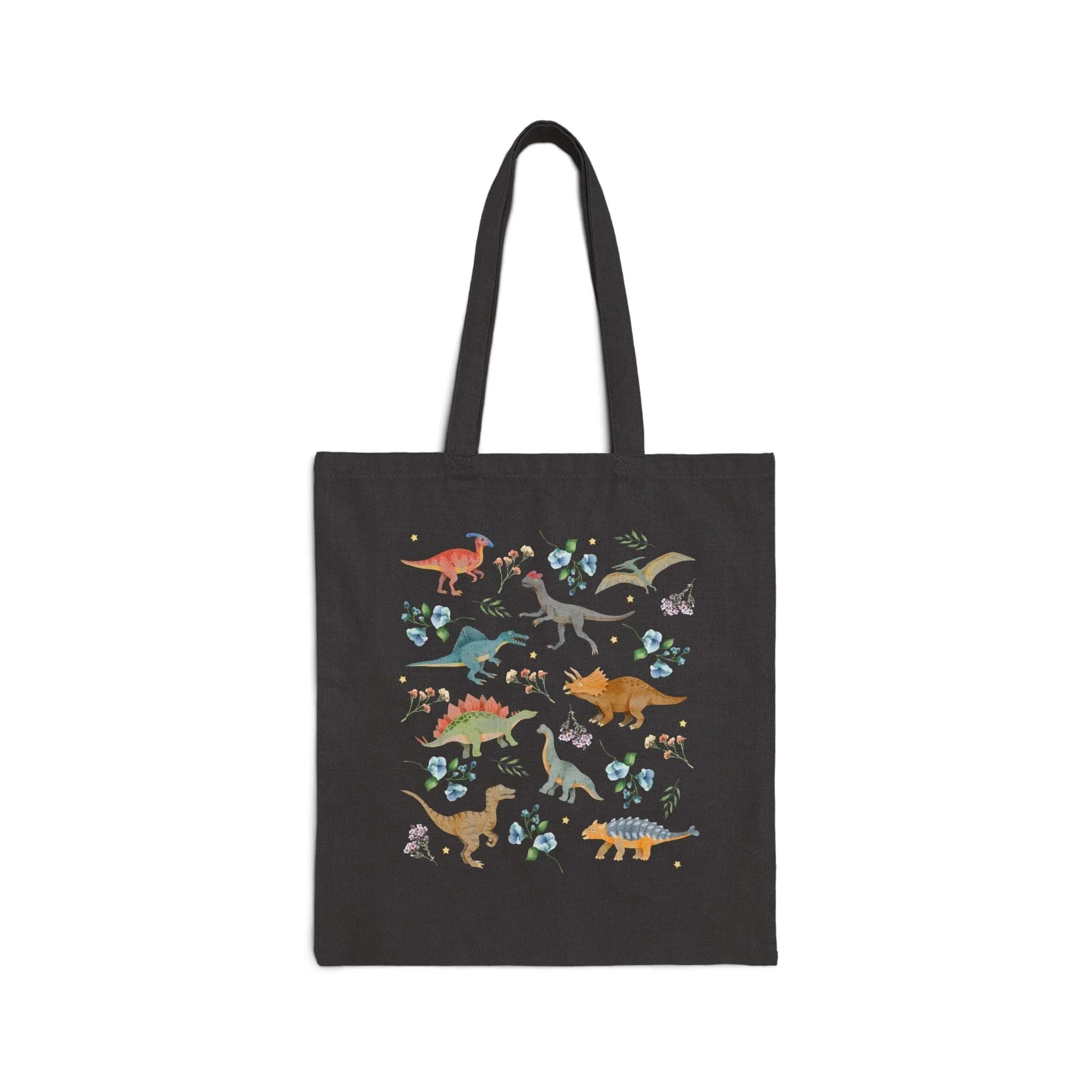 Floral Dinosaur Tote Bag - BIG FRENCHIES