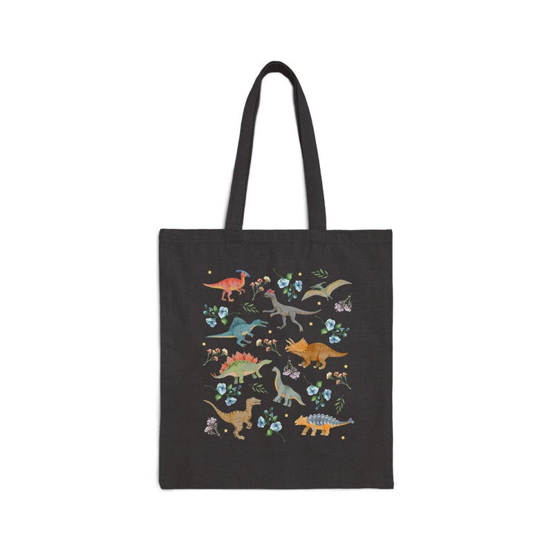 Floral Dinosaur Tote Bag - BIG FRENCHIES