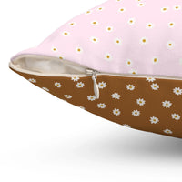 Floral Ghost Garden Pillow for Mom Who Loves Flowers and Butterflies: Save The Pollinators - BIG FRENCHIES