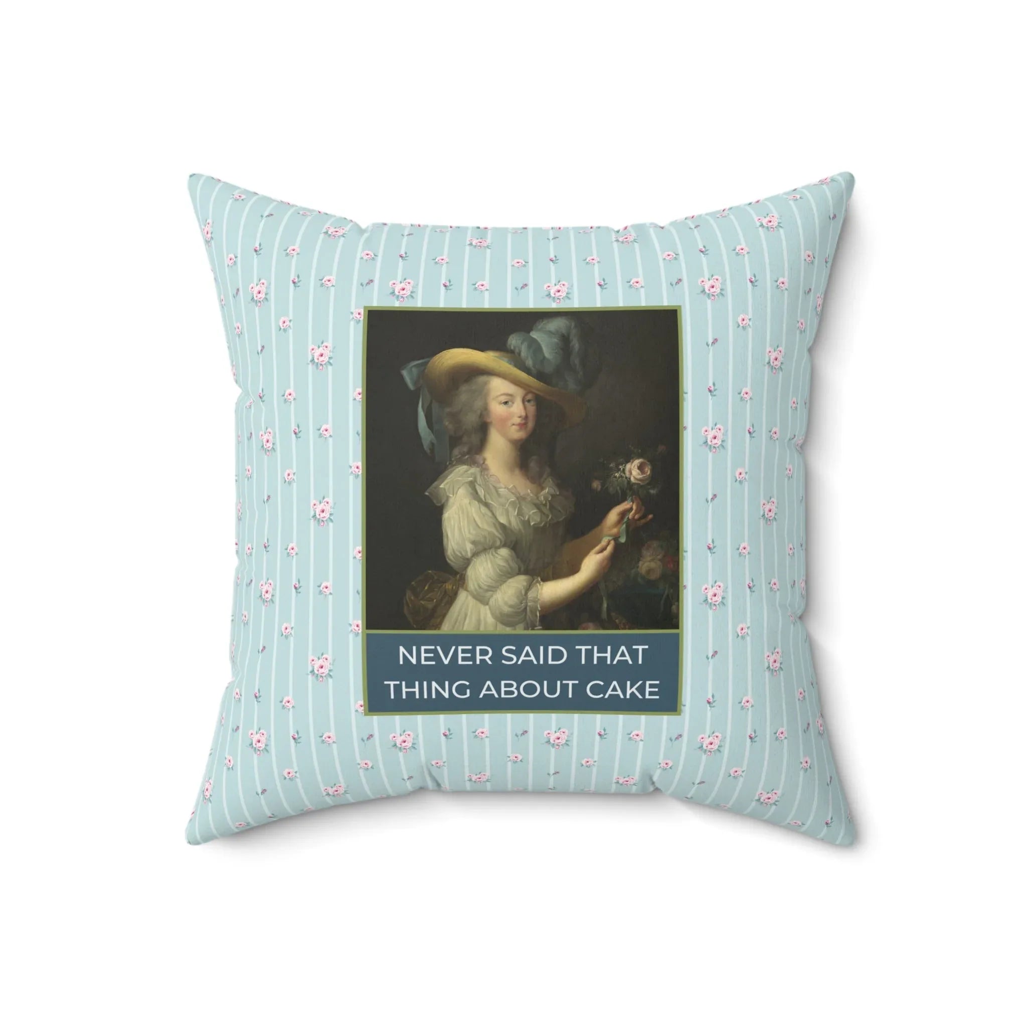 Floral History Pillow for Social Studies Teacher: Marie Antoinette - BIG FRENCHIES