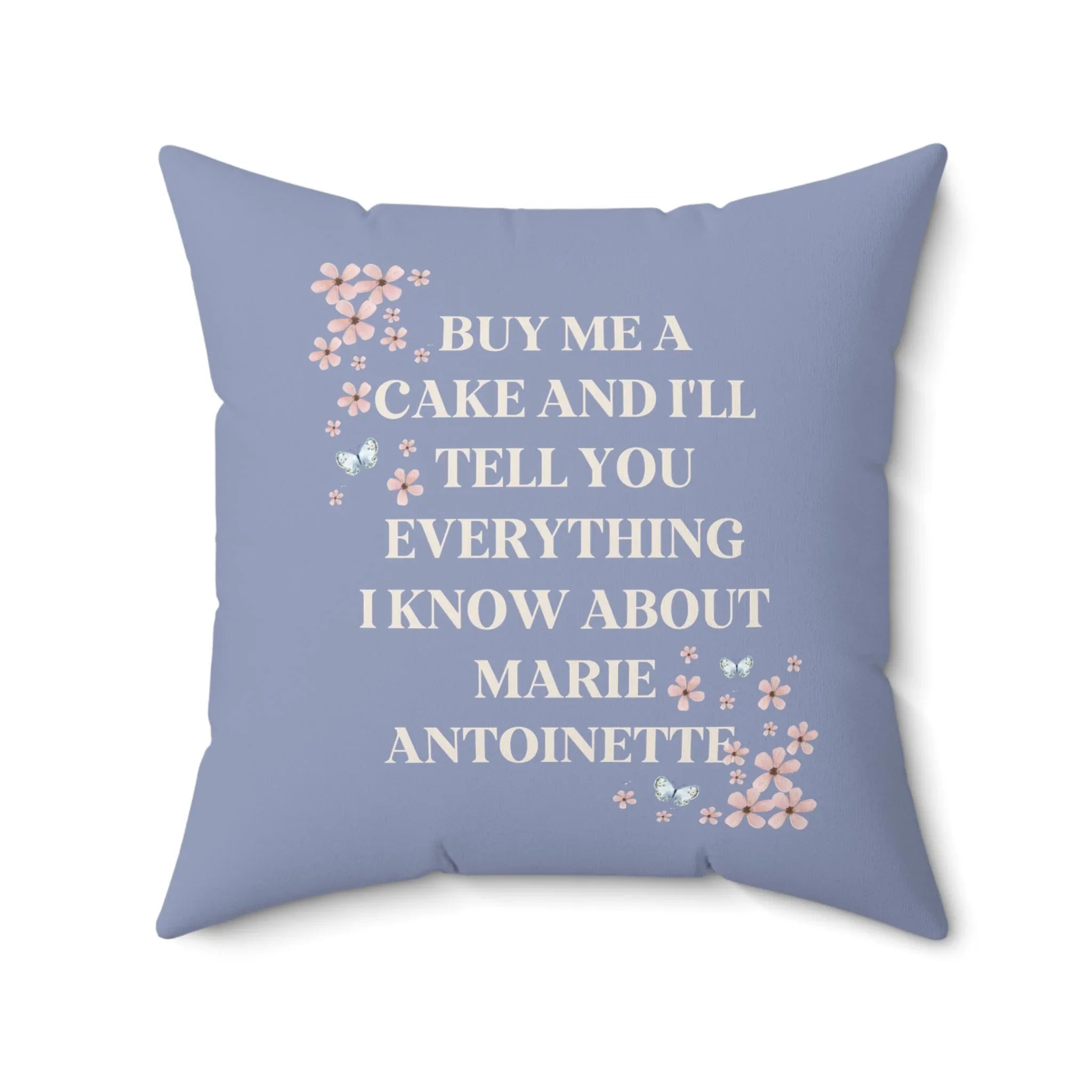 Floral History Pillow: Marie Antoinette - BIG FRENCHIES