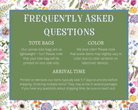 Cute Bookworm Tote Bag