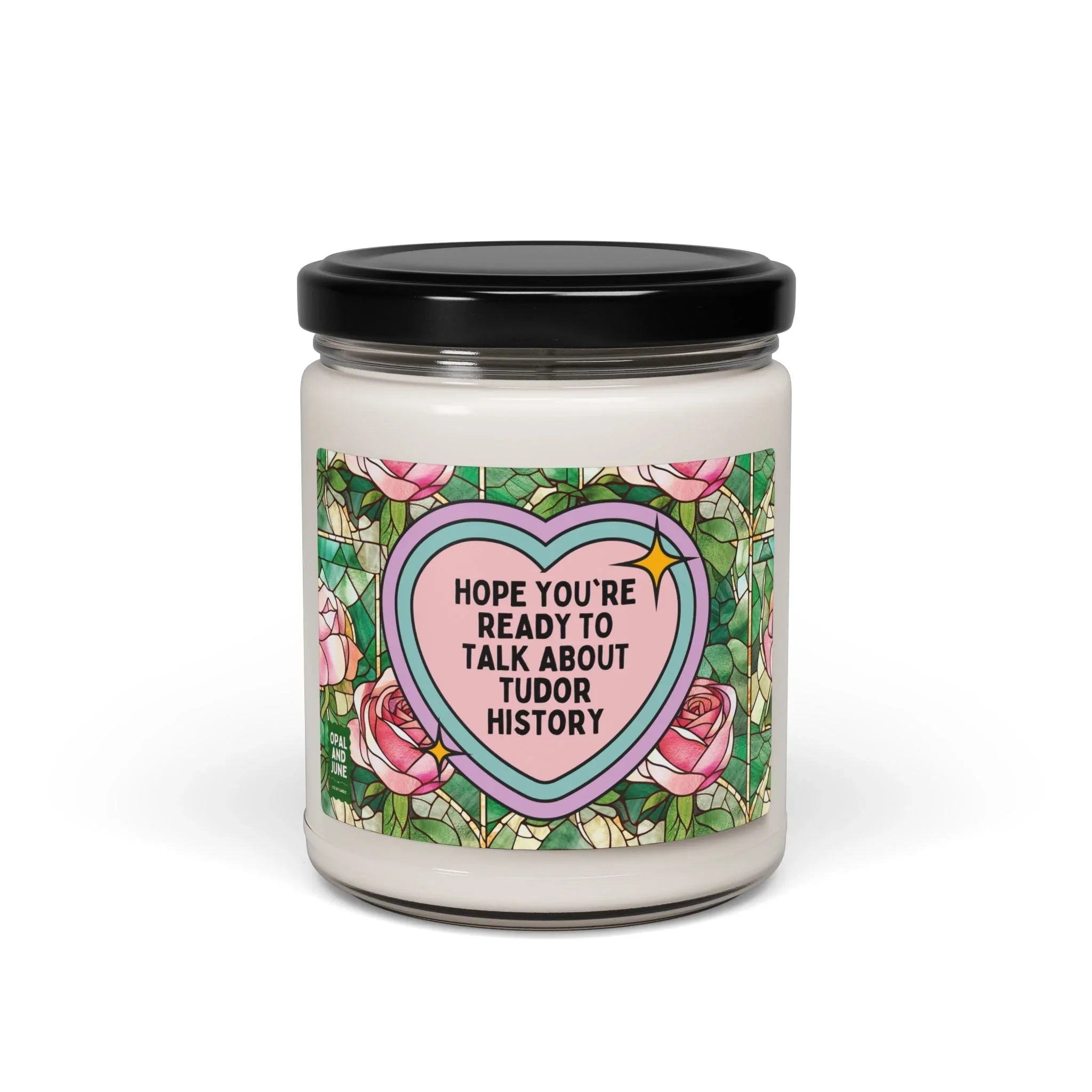 Floral Tudor History Candle - BIG FRENCHIES