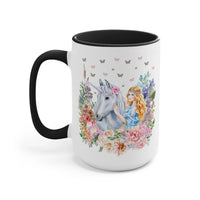 Floral Unicorn Mug for Fantasy Lover - BIG FRENCHIES