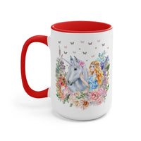 Floral Unicorn Mug for Fantasy Lover - BIG FRENCHIES