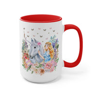 Floral Unicorn Mug for Fantasy Lover - BIG FRENCHIES