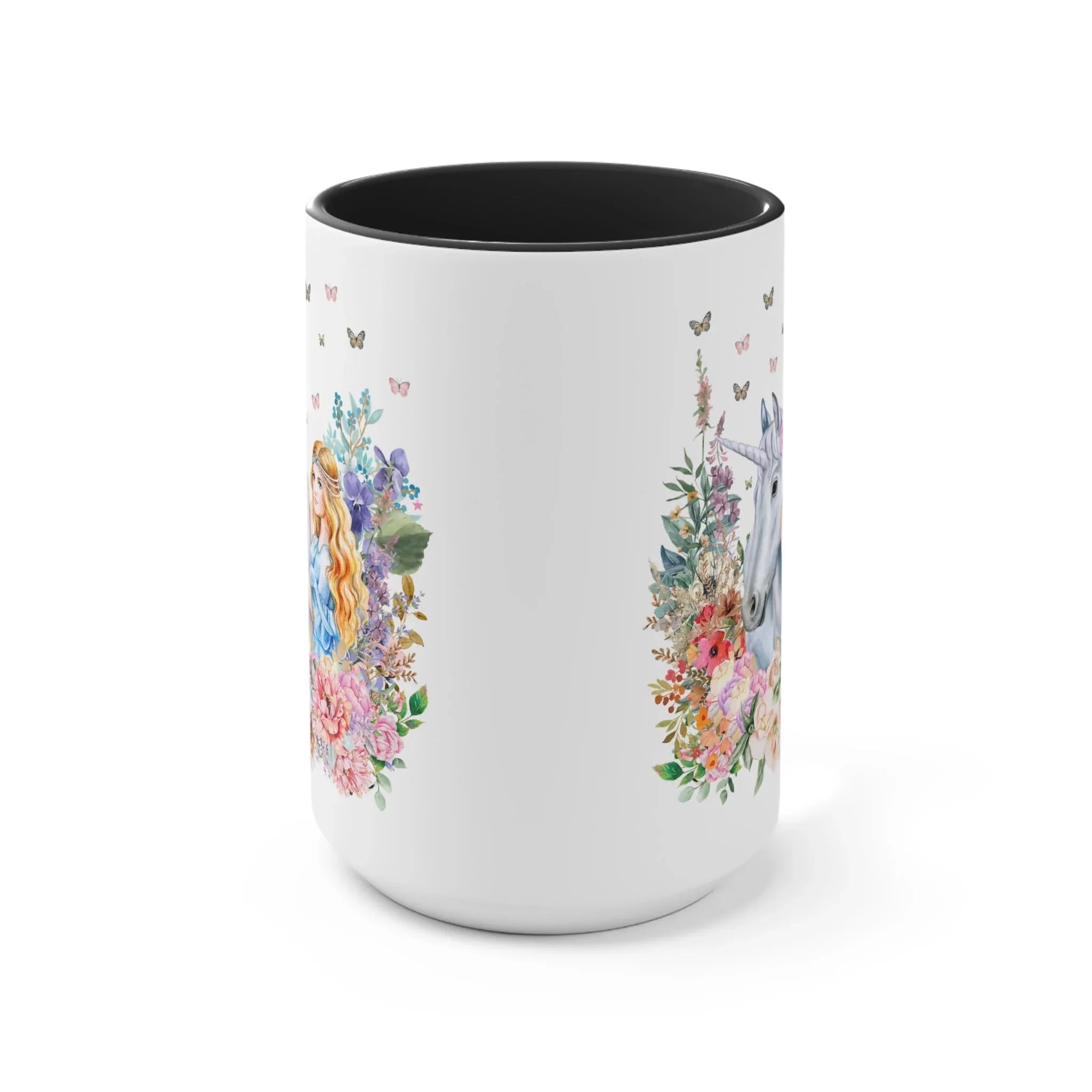 Floral Unicorn Mug for Fantasy Lover - BIG FRENCHIES