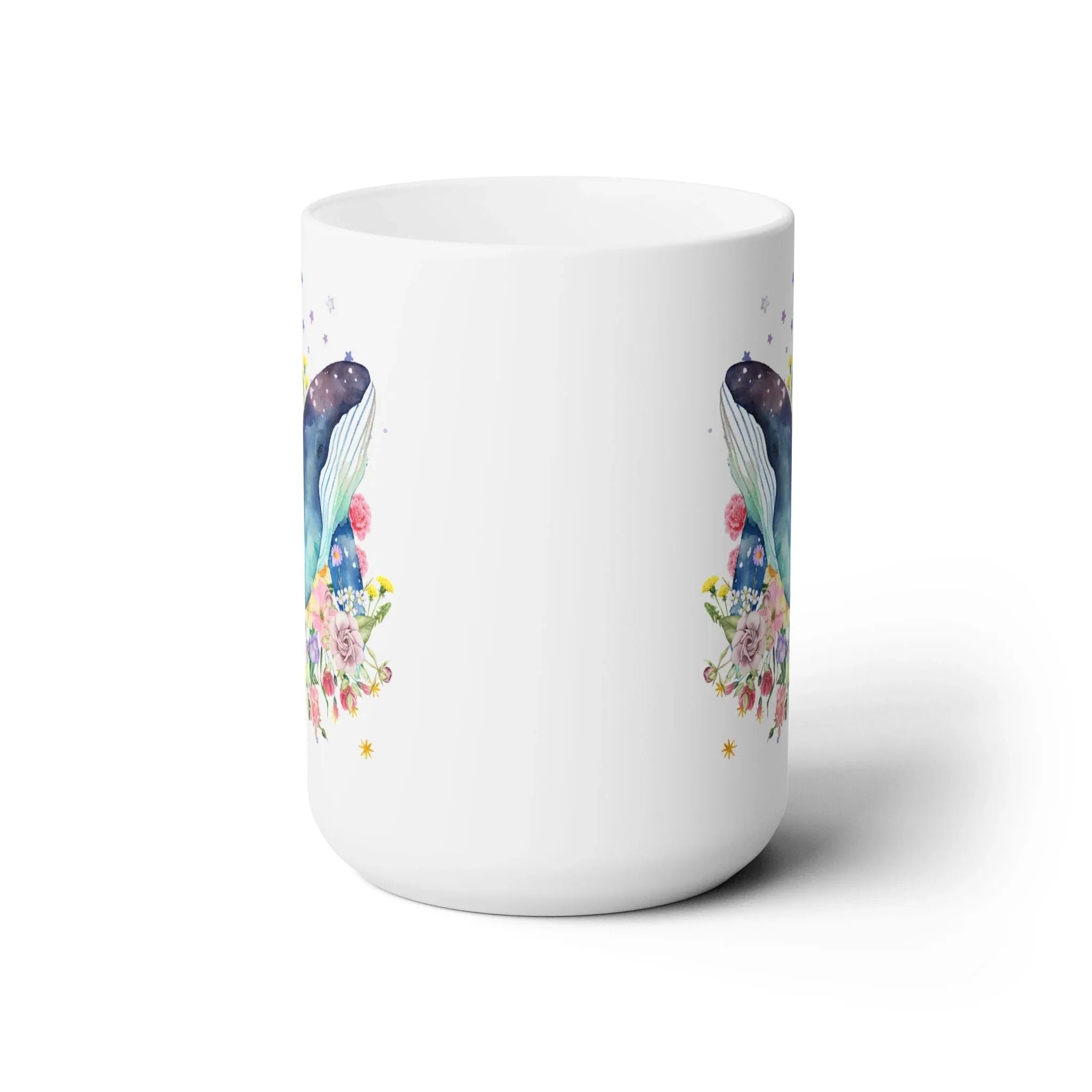 Floral Whale Coffee Mug - BIG FRENCHIES
