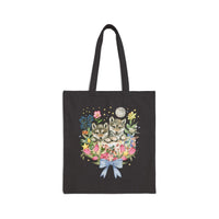 Floral Wolf Tote Bag - BIG FRENCHIES