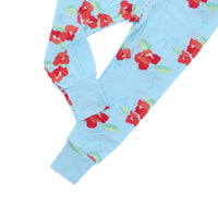 Amalfi Coast Red Flower Two-Piece Set