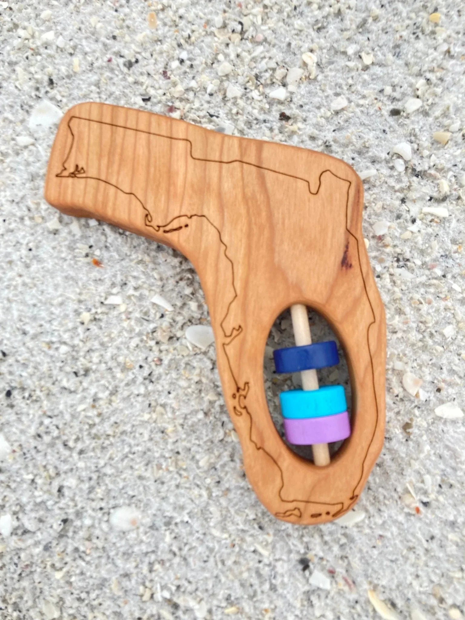 Florida State Wooden Baby Rattle™ - BIG FRENCHIES
