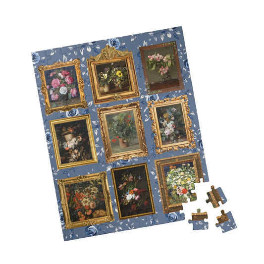 Puzzle: Famous Flower Paintings - BIG FRENCHIES