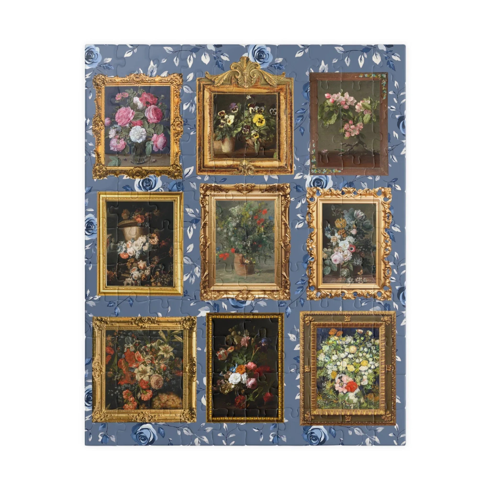 Puzzle: Famous Flower Paintings - BIG FRENCHIES