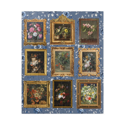 Puzzle: Famous Flower Paintings - BIG FRENCHIES