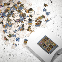 Puzzle: Famous Flower Paintings - BIG FRENCHIES