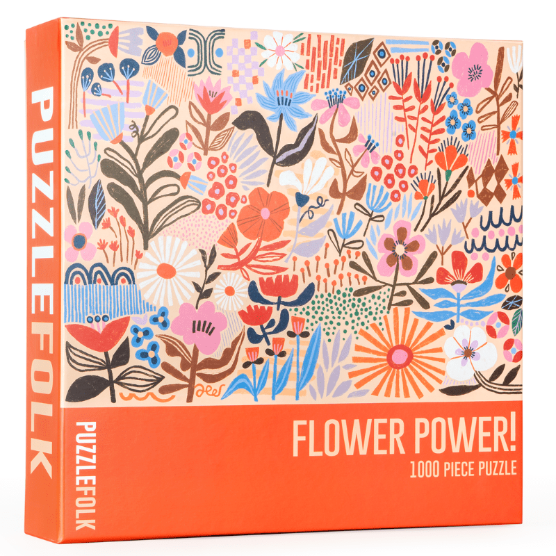 Flower Power 1000 Piece Jigsaw Puzzle | Puzzlefolk