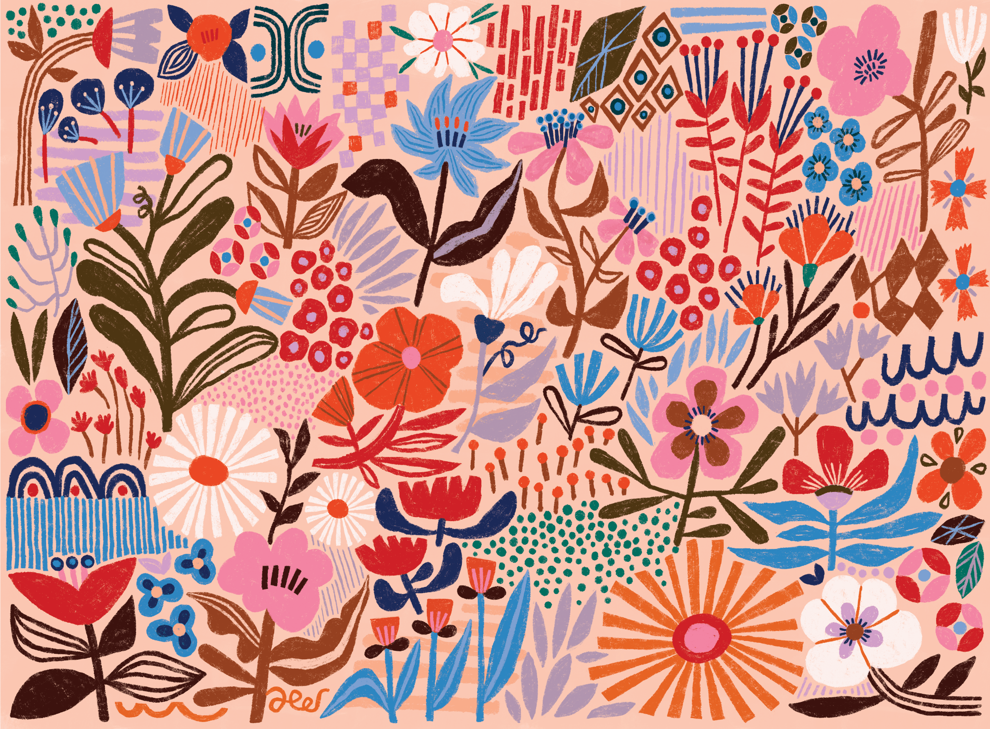 Flower Power 1000 Piece Jigsaw Puzzle | Puzzlefolk
