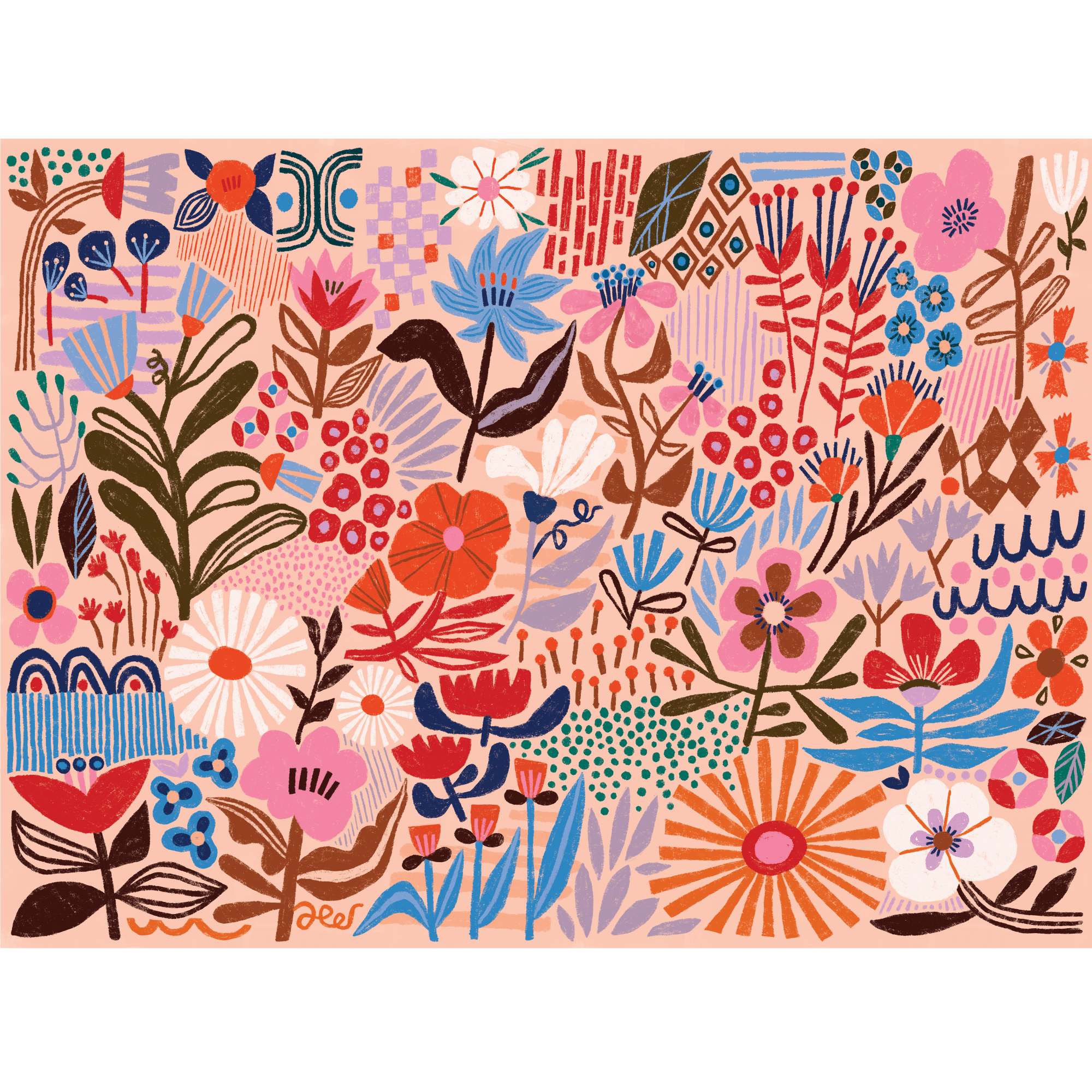 Flower Power 1000 Piece Jigsaw Puzzle | Puzzlefolk
