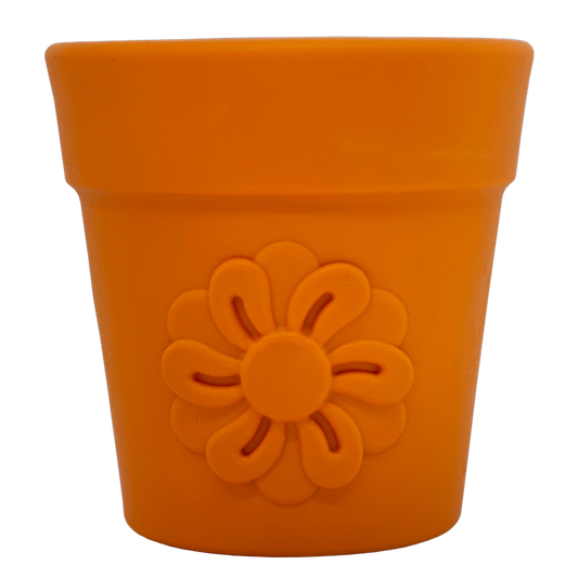 Large Flower Pot eCup Dog Treat Dispenser | Durable USA-Made Enrichment Toy | SodaPup - BIG FRENCHIES