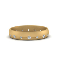 Flush Set Diamond Wedding Band