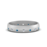 Flush Set Diamond Wedding Band