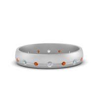 Flush Set Diamond Wedding Band