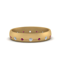 Flush Set Diamond Wedding Band