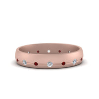 Flush Set Diamond Wedding Band