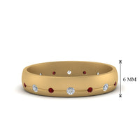 Flush Set Diamond Wedding Band