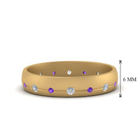 Flush Set Diamond Wedding Band