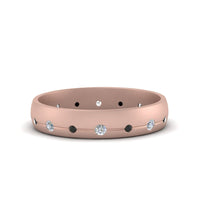 Flush Set Diamond Wedding Band