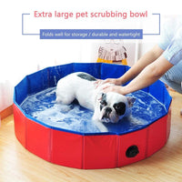 Foldable Dog Pool Pet Bath Swimming Tub Bathtub Outdoor Indoor Collapsible Bathing Pool for Dogs Cats Kids Pool Pet Bathing Tub Dog Pool Big Size Dog Swimming Pool Foldable Pet Pool Bath Swimming Tub Bathtub Pet Collapsible Bathing Pool for Dogs