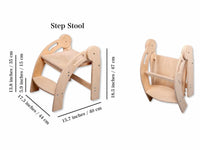 Foldable Montessori Kitchen Step Stool - BIG FRENCHIES
