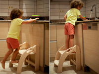 Foldable Montessori Kitchen Step Stool - BIG FRENCHIES