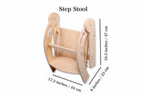 Foldable Montessori Kitchen Step Stool - BIG FRENCHIES