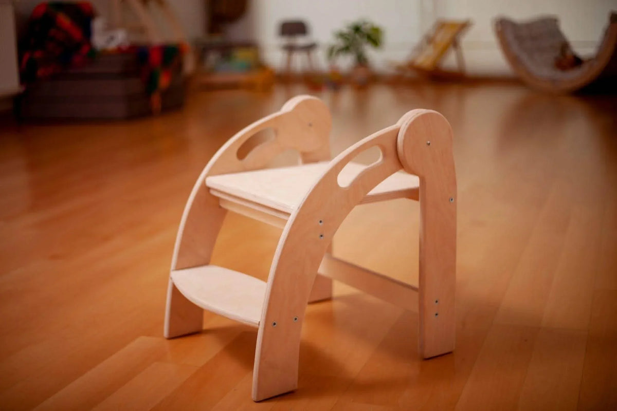 Foldable Montessori Kitchen Step Stool - BIG FRENCHIES