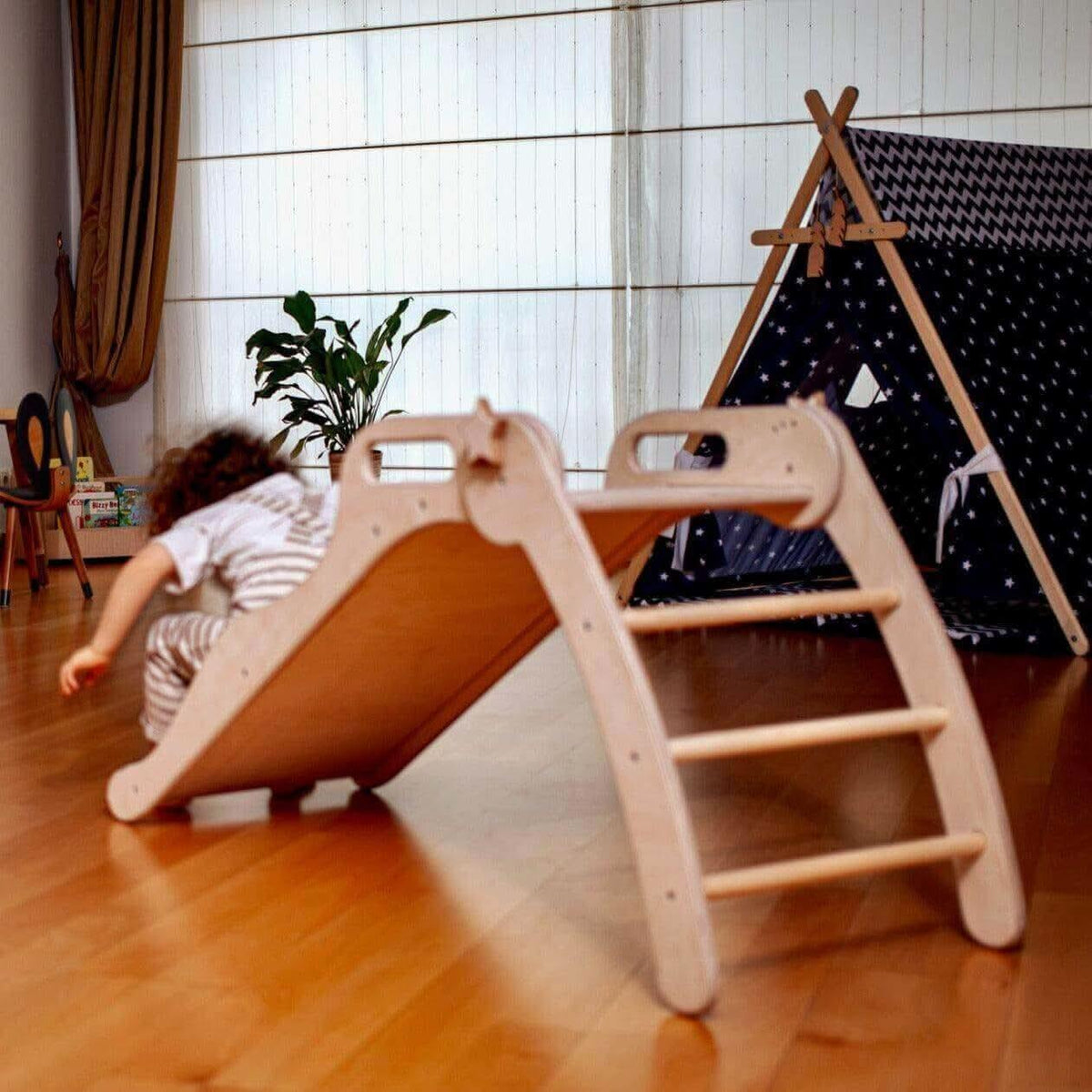 Foldable Wooden Slide - BIG FRENCHIES