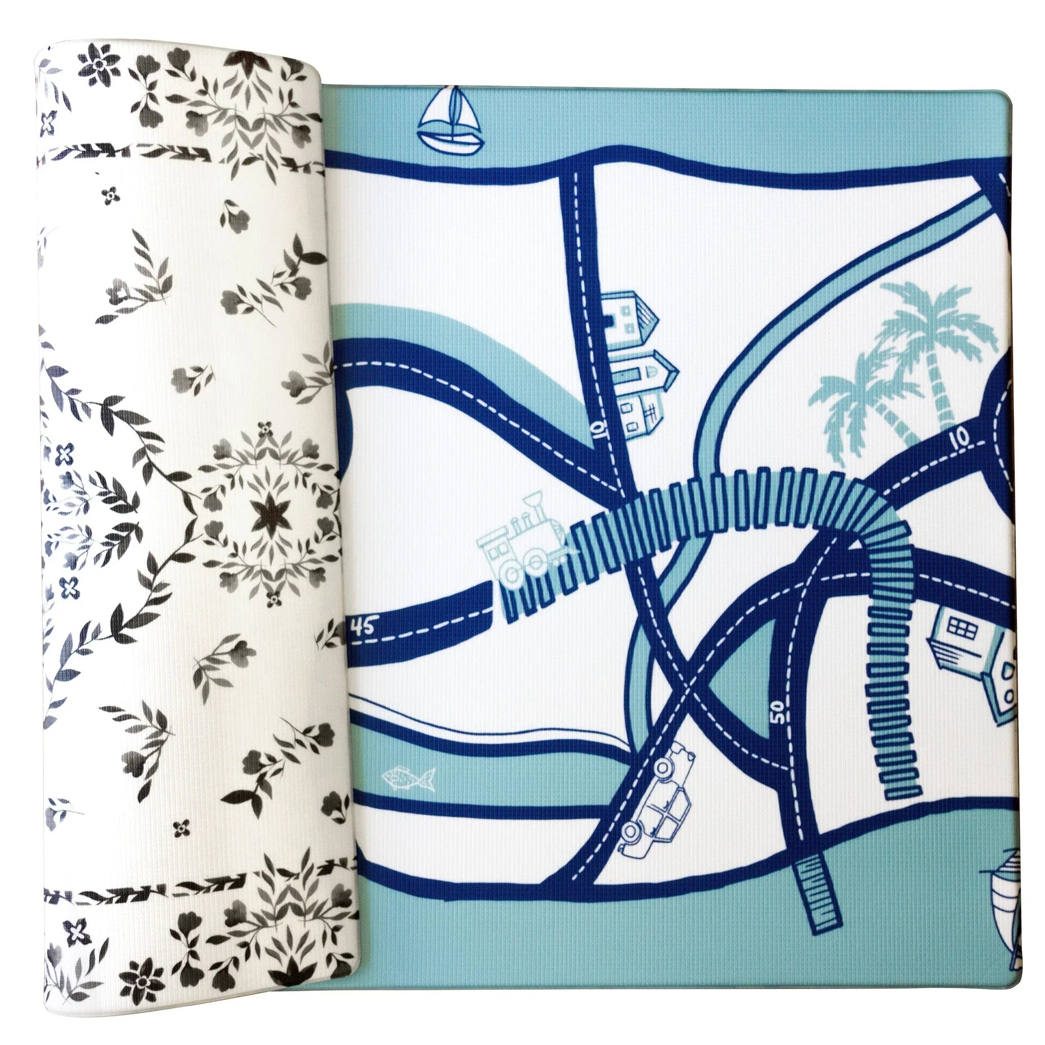 The August Rose White Shwally Playmat - BIG FRENCHIES